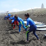 Muriwai Surf School Surfing Practice