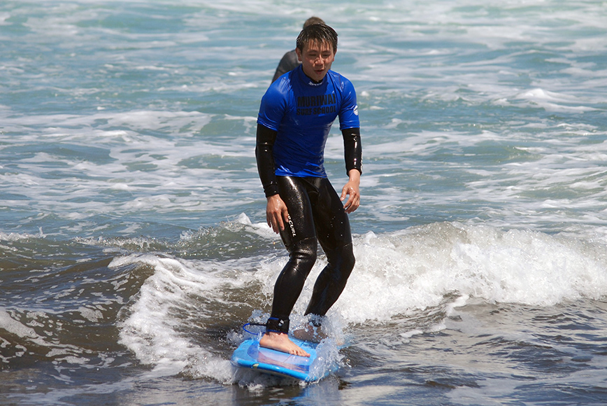 Muriwai Surf School Surfing Success