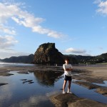 Piha At Low Tide