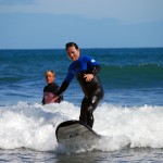 Muriwai Beach Surfing