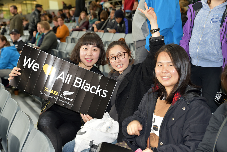 At the All Blacks vs Wales Game