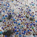 Bubbles in the foam, Karekare Beach, Karekare