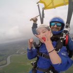 The parachute has opened