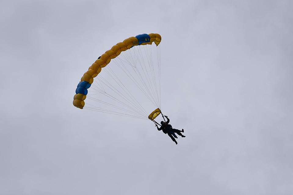 Coming in to land