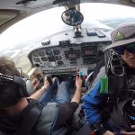 On the plane with Skydive Auckland