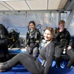 Preparing to dive, Poor Knights Islands