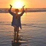 Bethell's Beach at Sunset