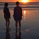 Bethell's Beach at Sunset