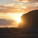 Bethell's Beach at Sunset
